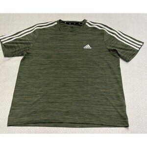 Green Adidas Aeroready Primegreen Men's Medium Performance Classic Soccer Shirt